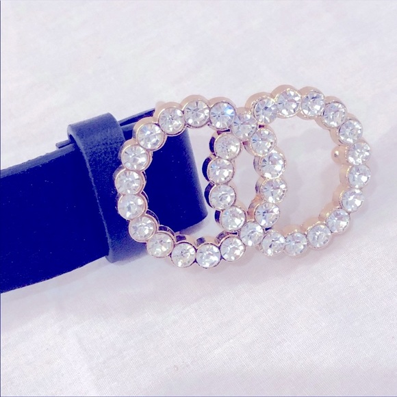 🎄 NEW! Rhinestone Double Circle Belt 🎁 - Picture 5 of 8